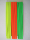 Holzgliedermaßstab 3 Meter - mit Anschlaghaken NEON